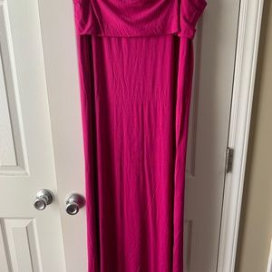 HOT PINK Calvin Klein maxi shirt. Size XL